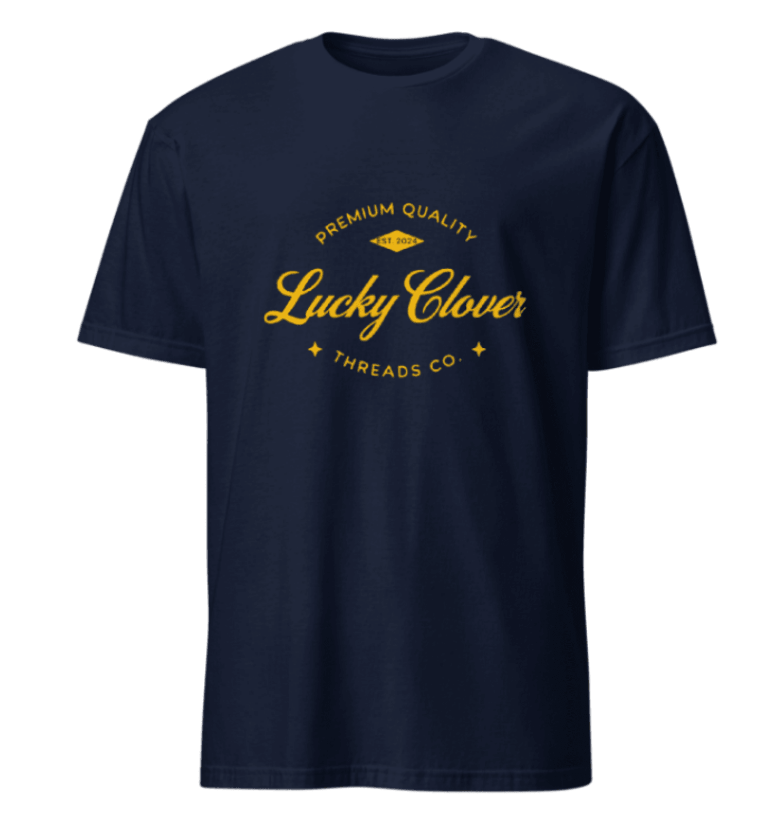 Lucky Clover Threads Blue Logo Tee - Lucky Clover Threads